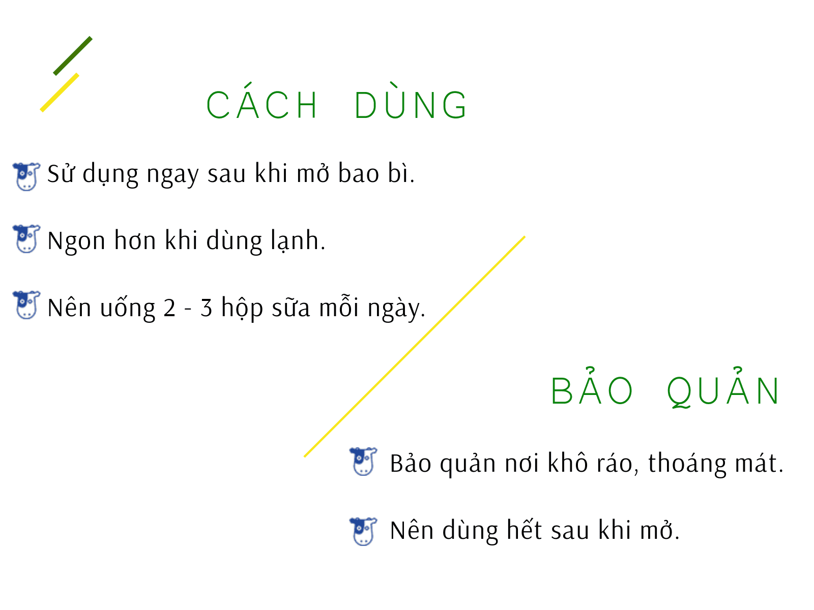 Hướng dẫn sử dụng & Bảo quản